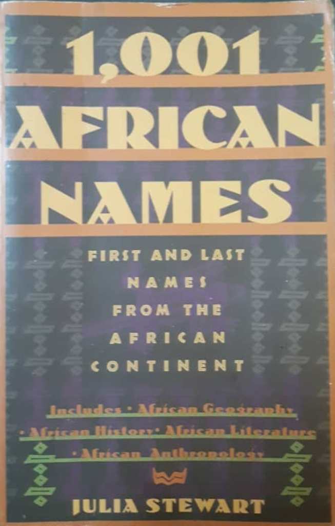 1.001  AFRICAN  NAMES