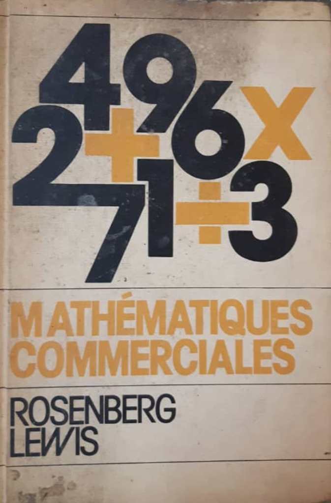 MATHEMATIQUES COMMERCIALES